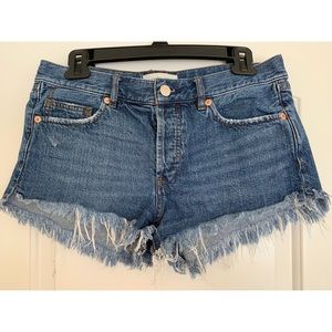 Free People Soft & Relaxed Cut Off Shorts